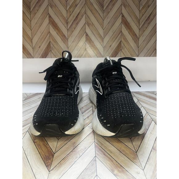 Brooks Glycerin 20 Low Top Running Shoes Black/White/Alloy Wide Women US 8 WIDE - Picture 3 of 15